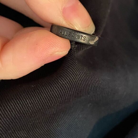 NWOT All Saints Black Bayle Monument Jacket - Picture 12 of 13